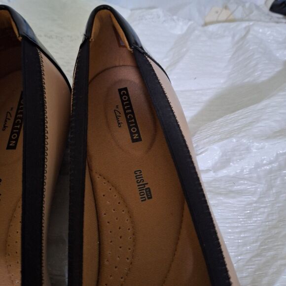 Collection By Clark's Women's Flats Pink & Black Cushion Office Core 9.5 M - Picture 2 of 12